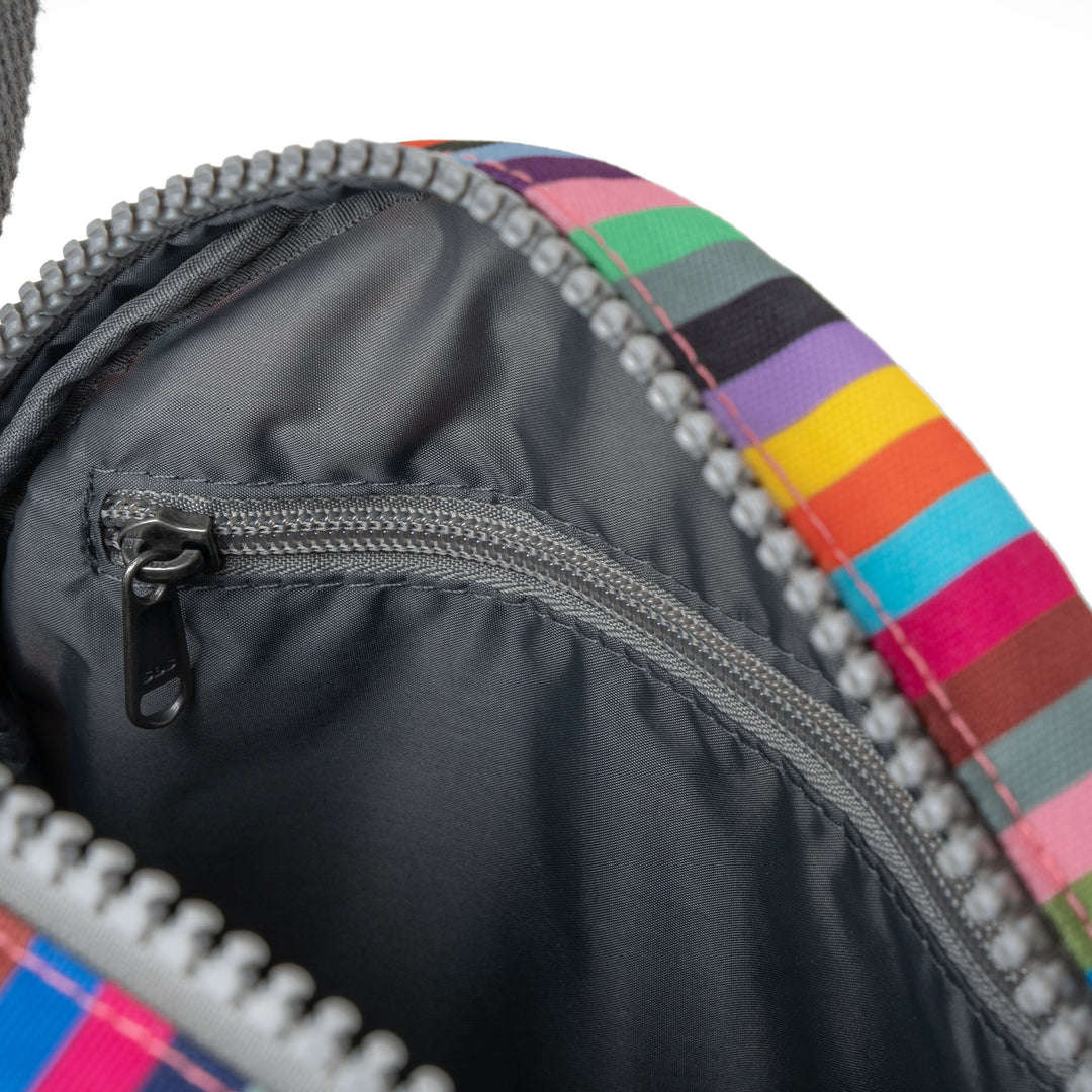 Paddington Crossbody in Multi Stripe Canvas