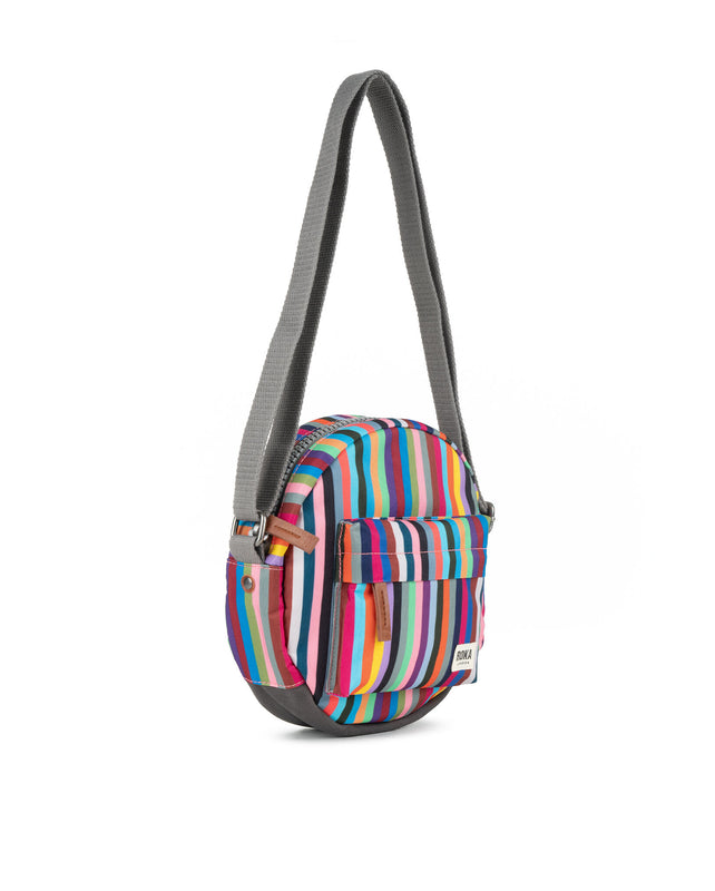 Paddington Crossbody in Multi Stripe Canvas