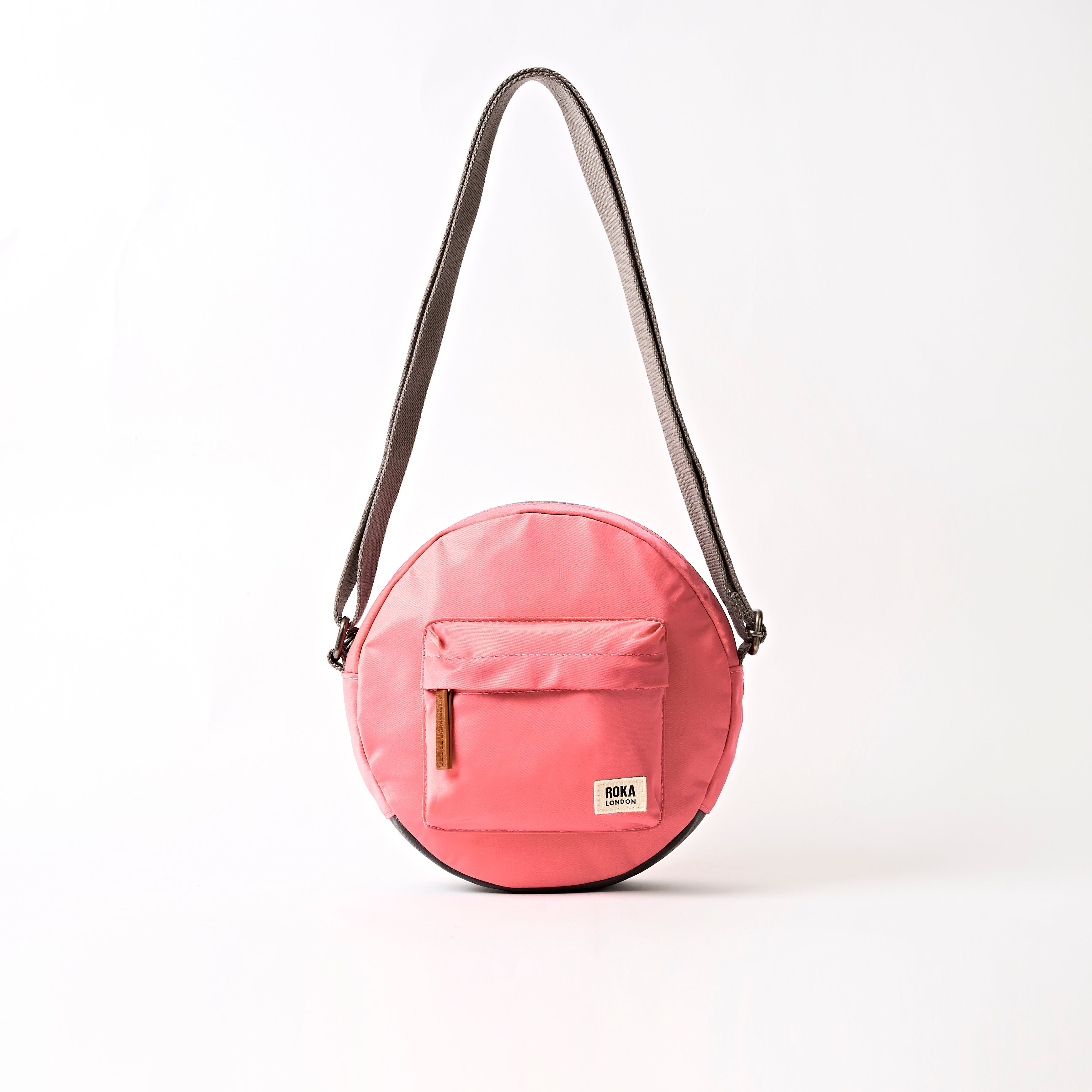 Paddington Crossbody Bag In Pink Lemonade ROKA London Paddington Crossbody Bag In Pink Lemonade ROKA London