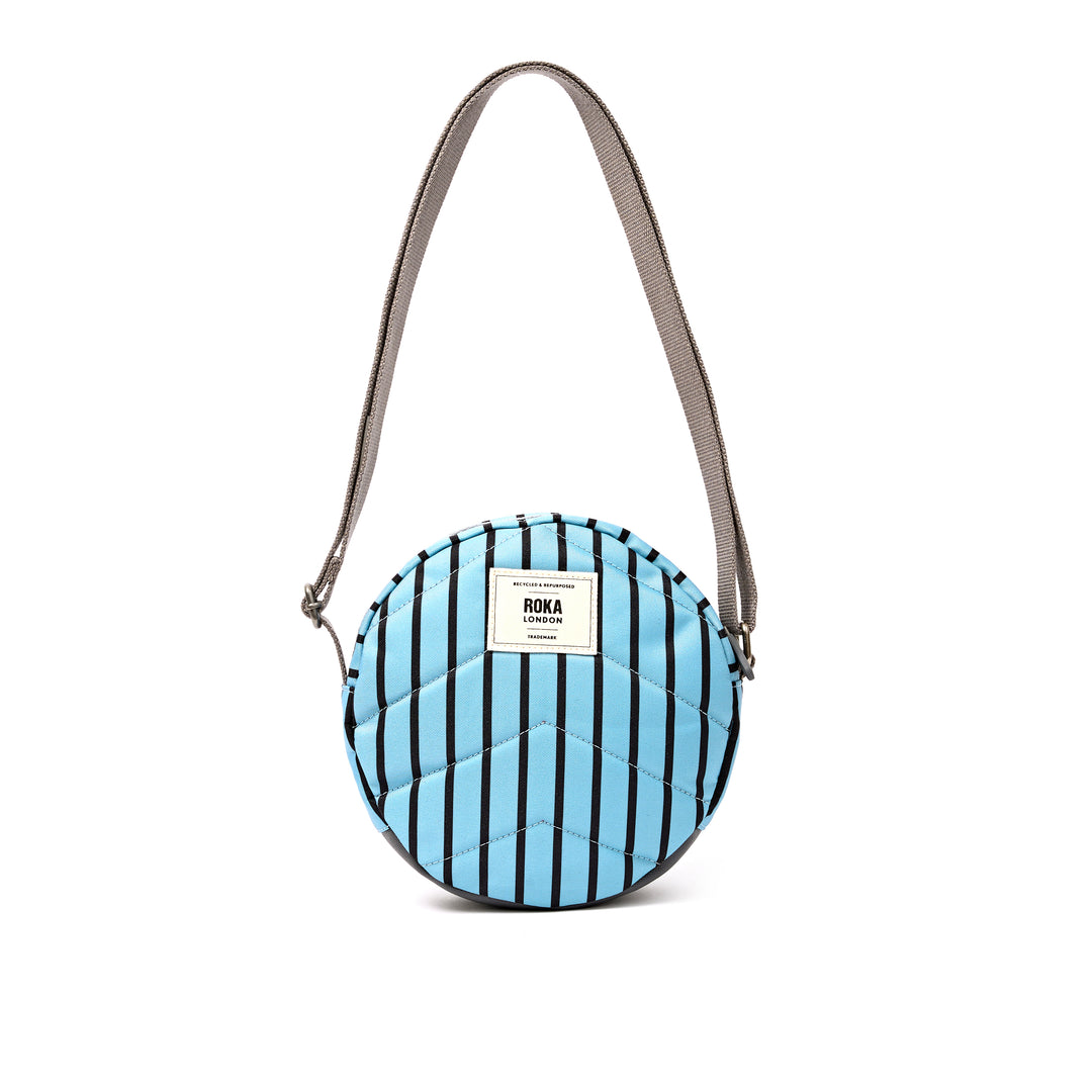 Paddington Crossbody Bag in Blue Stripe
