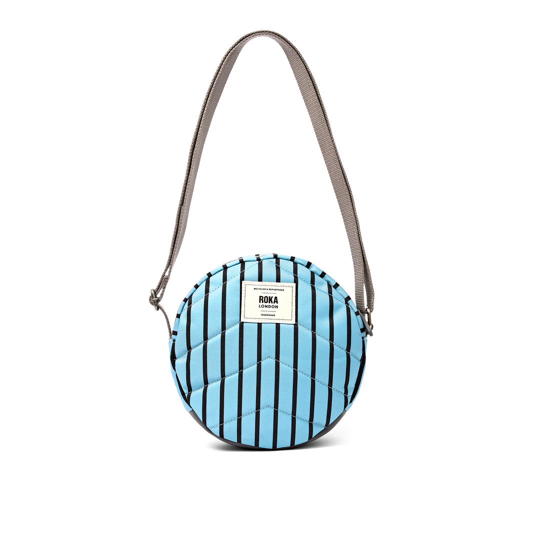 Paddington Crossbody Bag in Blue Stripe