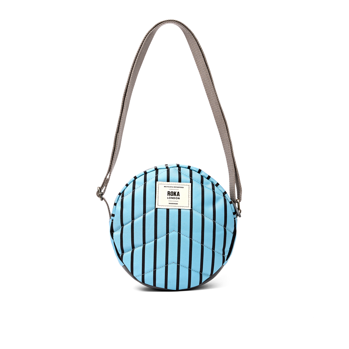 Paddington Crossbody Bag in Blue Stripe