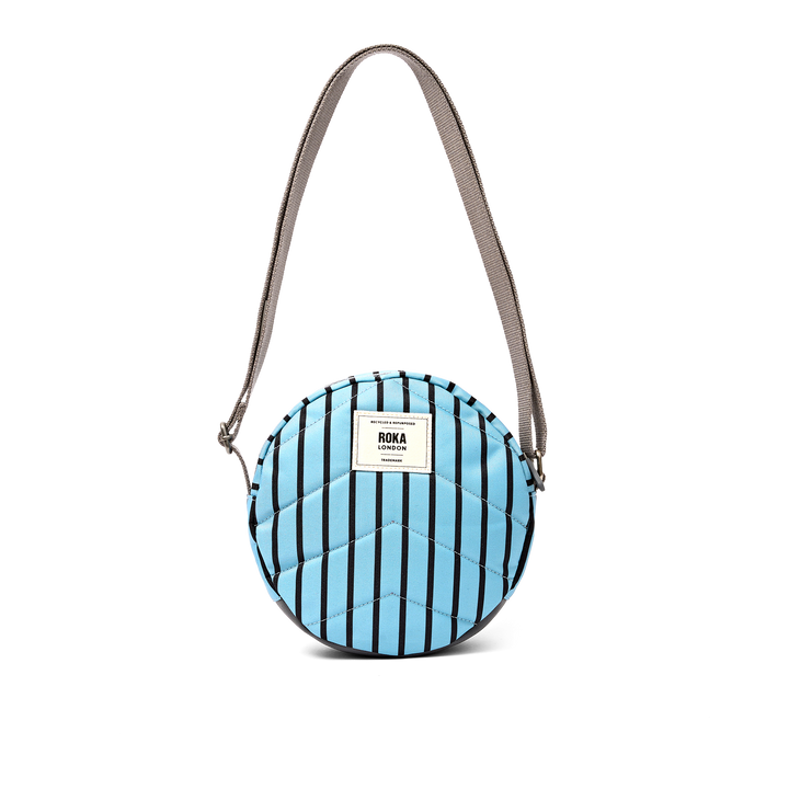 Paddington Crossbody Bag in Blue Stripe