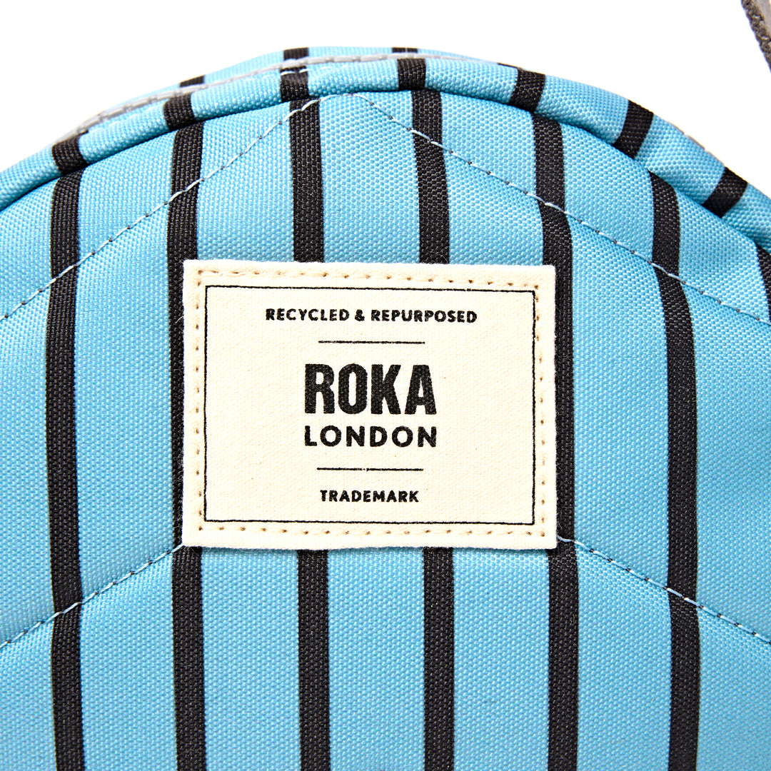 Paddington Crossbody Bag in Blue Stripe