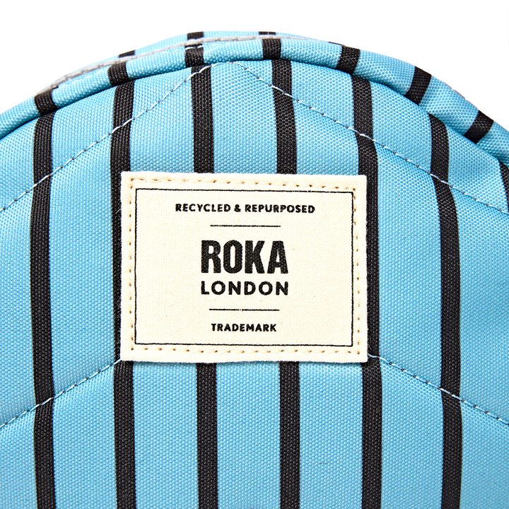 Paddington Crossbody Bag in Blue Stripe