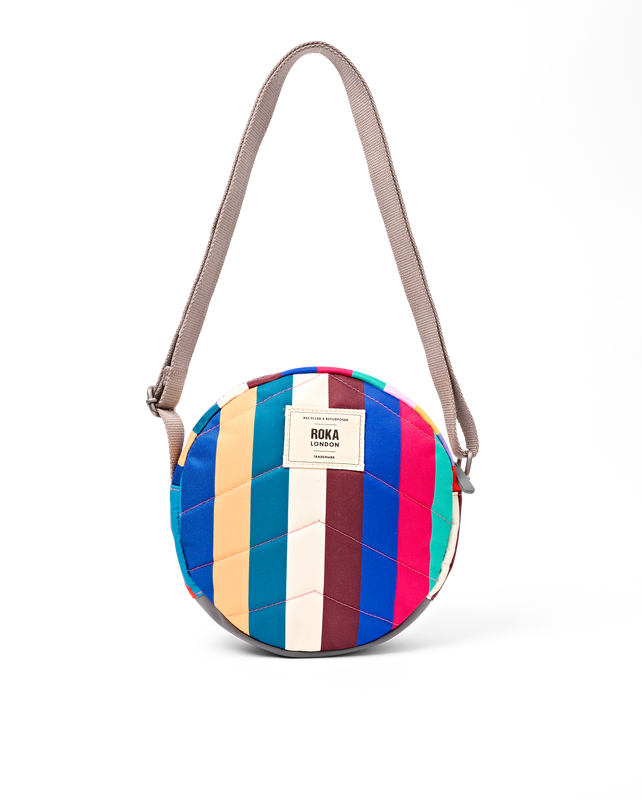 Paddington Crossbody Bag in Wide Multi Stripe