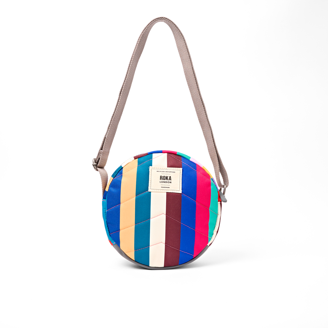 Paddington Crossbody Bag in Wide Multi Stripe