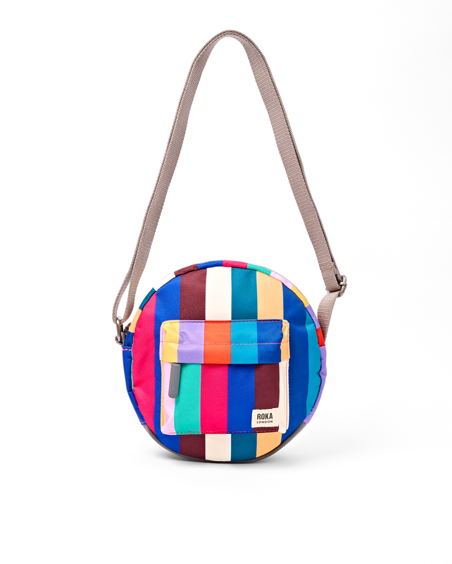 Paddington Crossbody Bag in Wide Multi Stripe