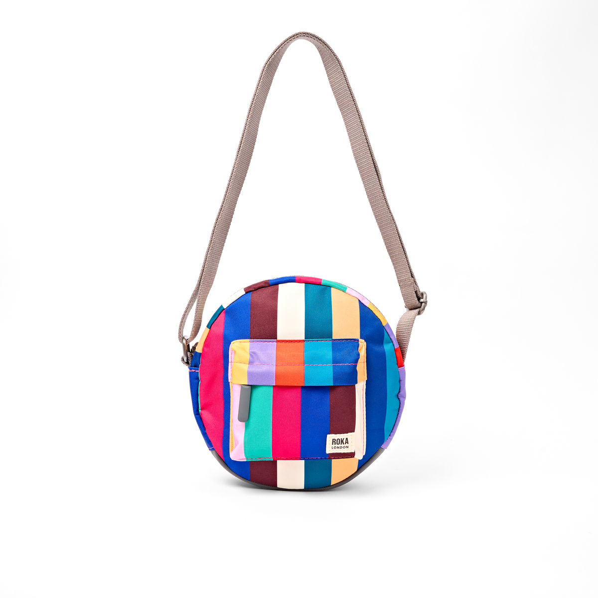Paddington Crossbody Bag in Wide Multi Stripe