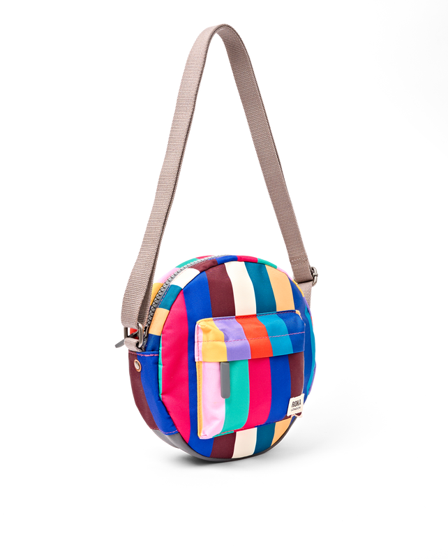 Paddington Crossbody Bag in Wide Multi Stripe