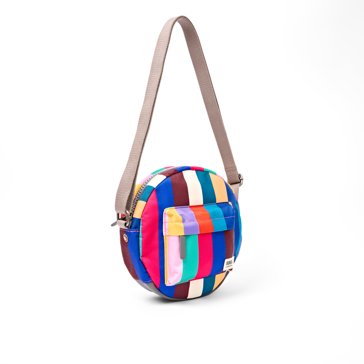Paddington Crossbody Bag in Wide Multi Stripe