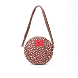 Paddington Crossbody Bag in Brown Dot