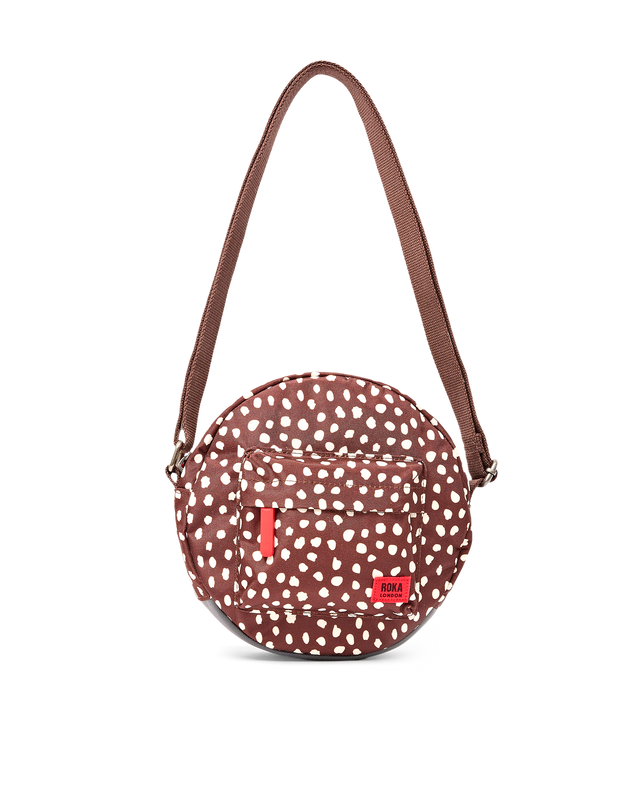 Paddington Crossbody Bag in Brown Dot