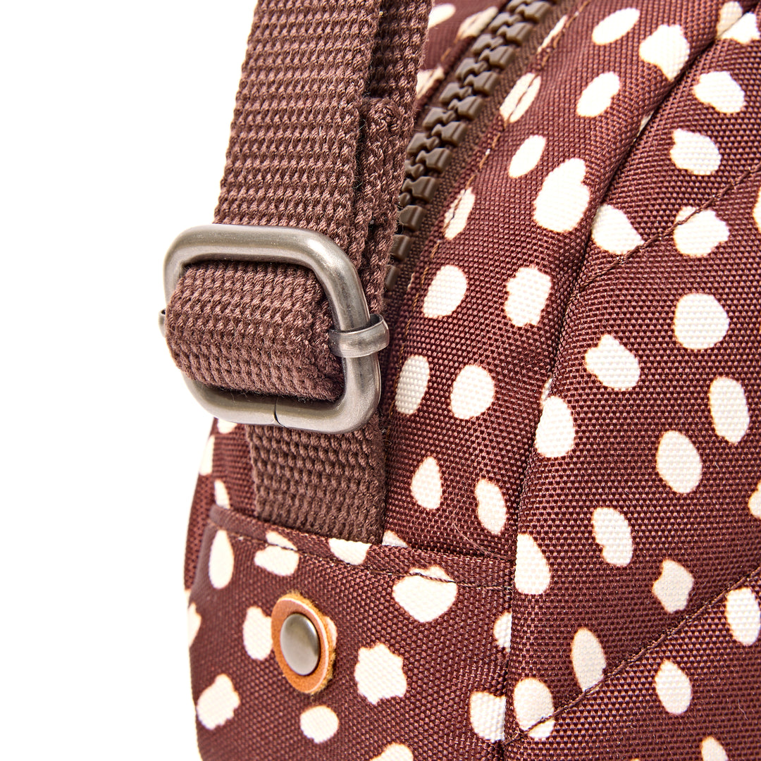 Paddington Crossbody Bag in Brown Dot