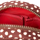 Paddington Crossbody Bag in Brown Dot