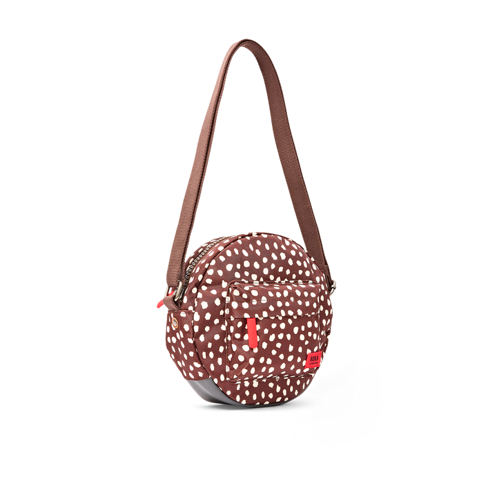 Paddington Crossbody Bag in Brown Dot