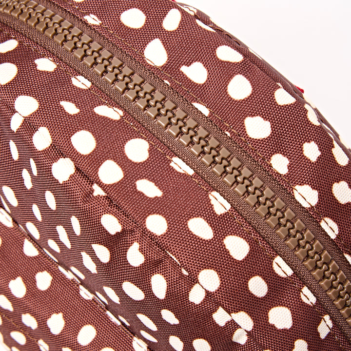 Paddington Crossbody Bag in Brown Dot