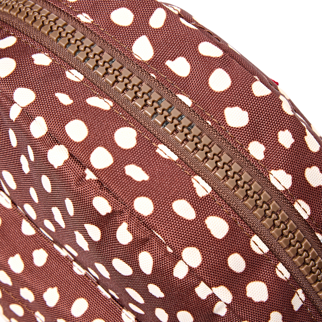 Paddington Crossbody Bag in Brown Dot