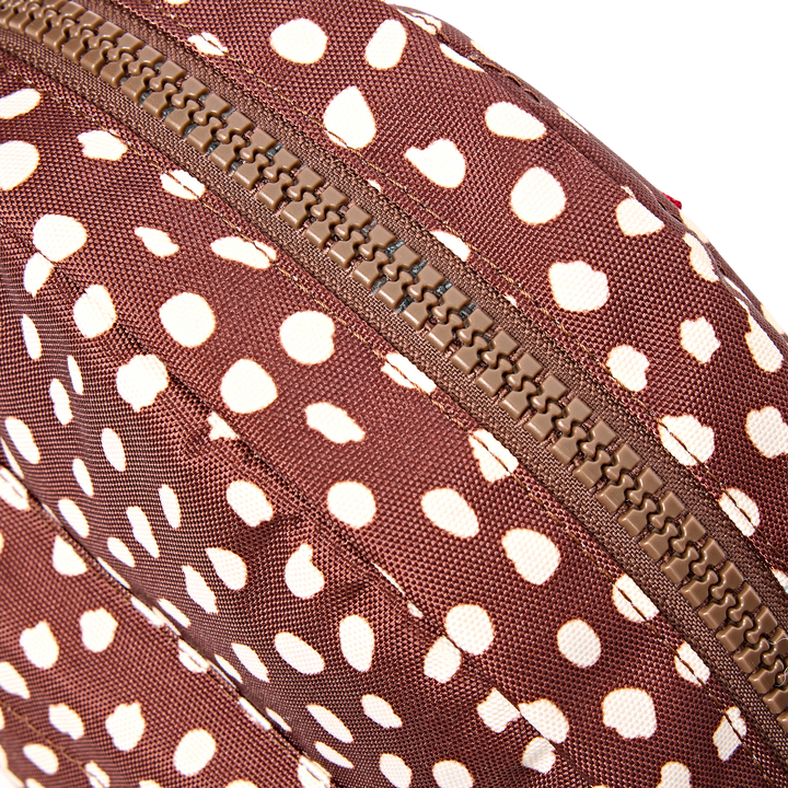 Paddington Crossbody Bag in Brown Dot