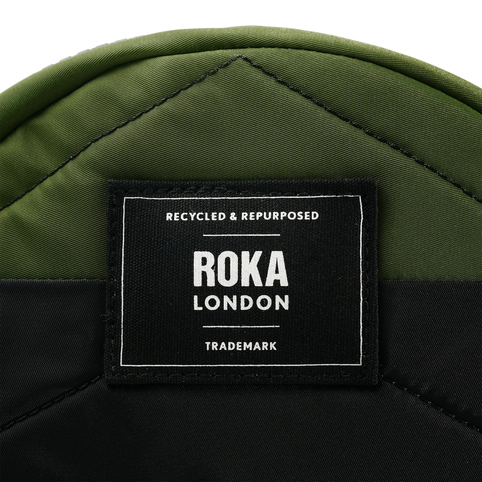 Creative Waste Paddington Black/Avocado | Recycled Crossbody