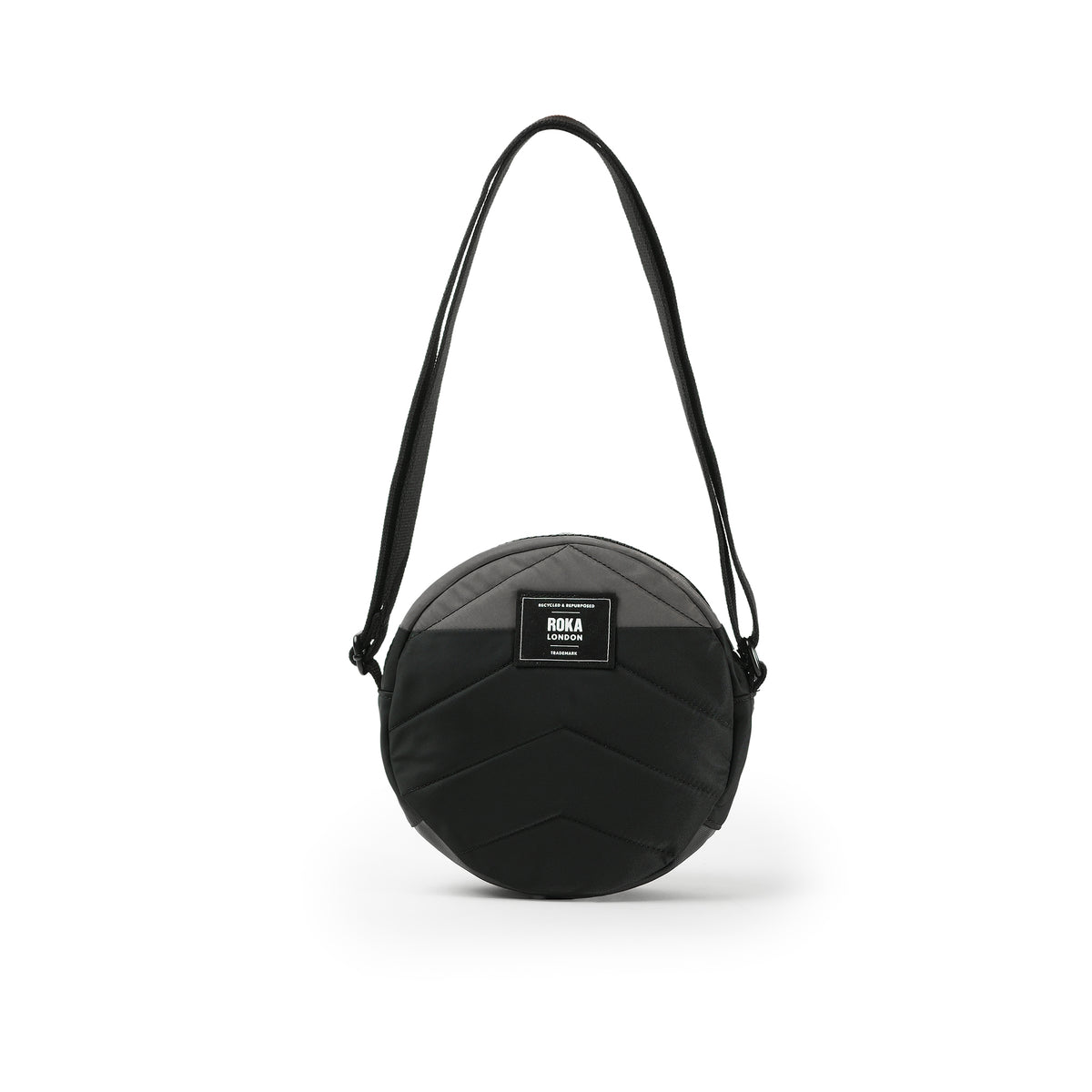 Creative Waste Paddington Crossbody Bag in Black/Graphite