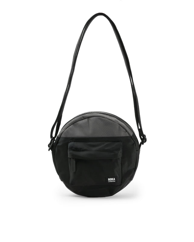 Creative Waste Paddington Crossbody Bag in Black/Graphite