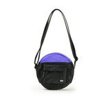 Creative Waste Paddington Crossbody Bag in Black/Simple Purple