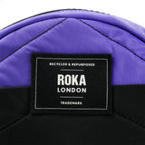 Creative Waste Paddington Crossbody Bag in Black/Simple Purple