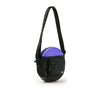 Creative Waste Paddington Crossbody Bag in Black/Simple Purple