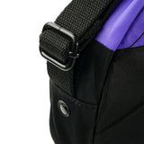 Creative Waste Paddington Crossbody Bag in Black/Simple Purple