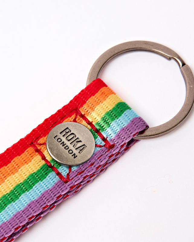 Portland Keyring in Rainbow