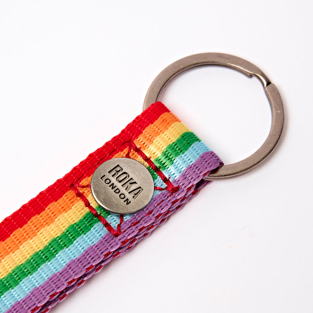 Portland Keyring in Rainbow