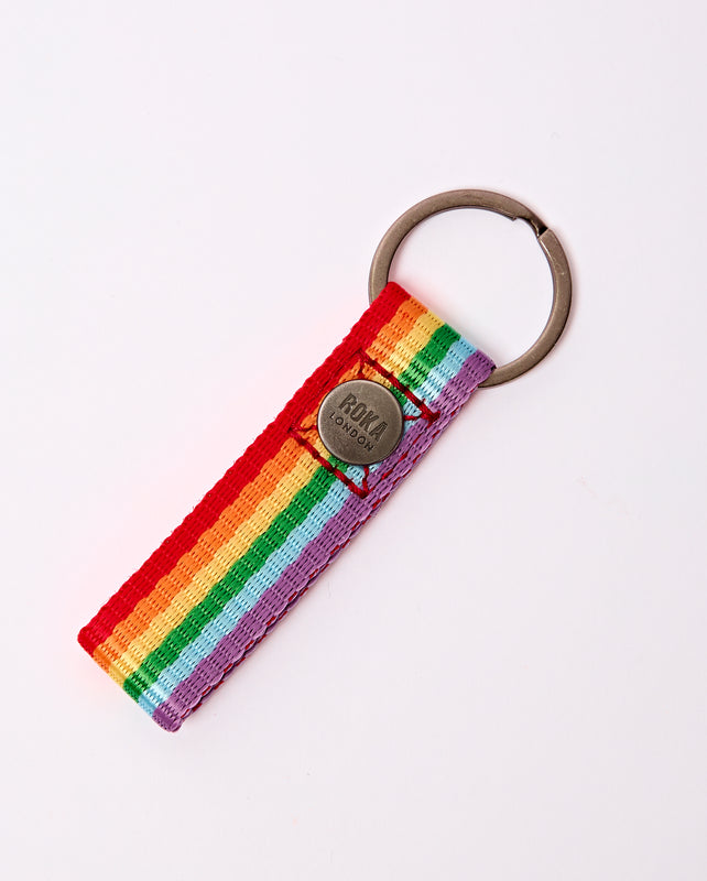 Portland Keyring in Rainbow