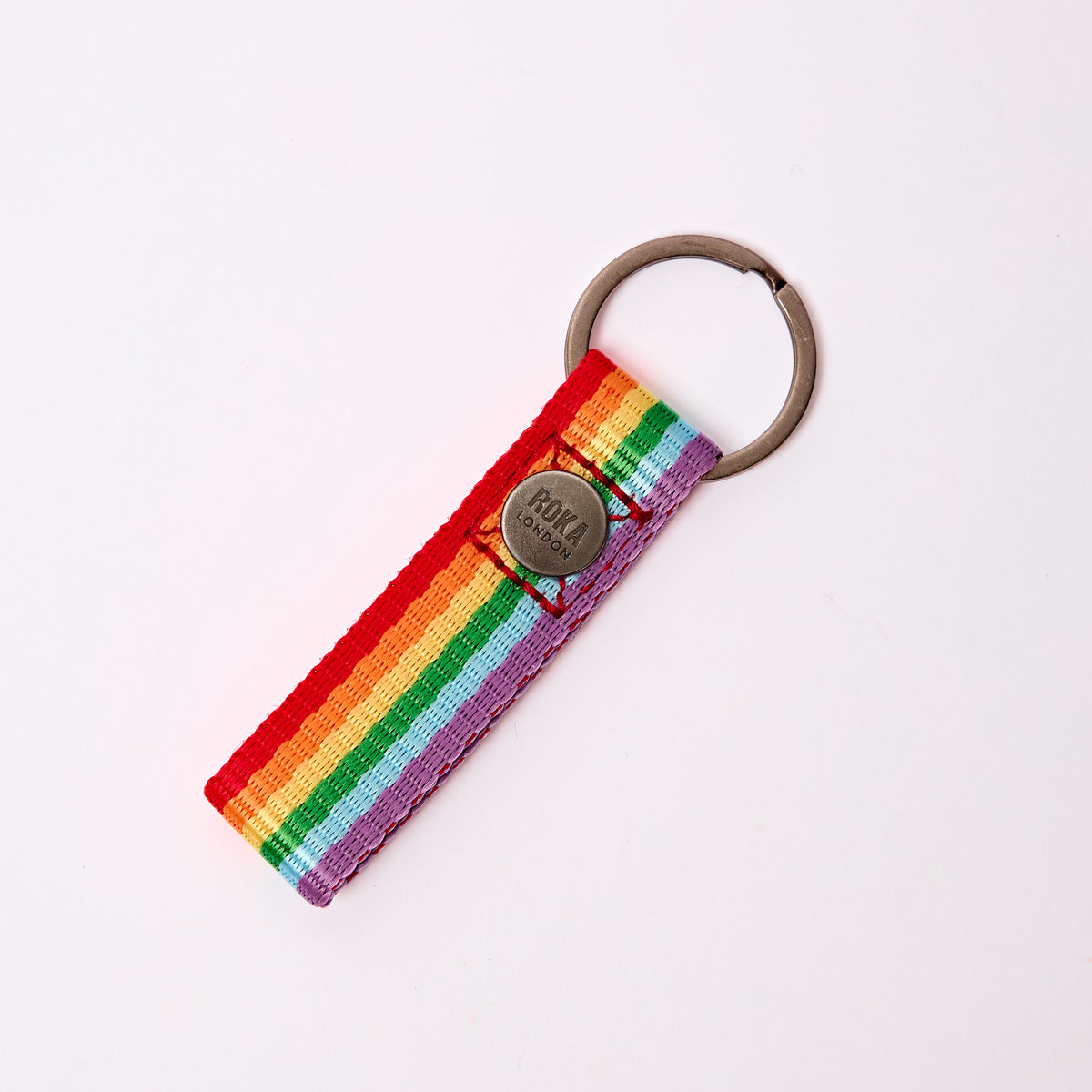 Portland Keyring in Rainbow