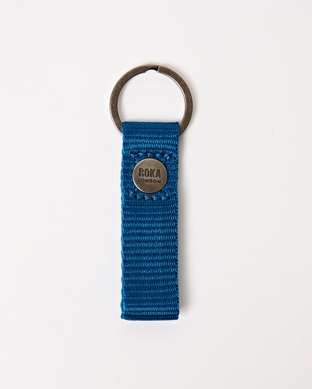 Portland Keyring in Malibu Blue