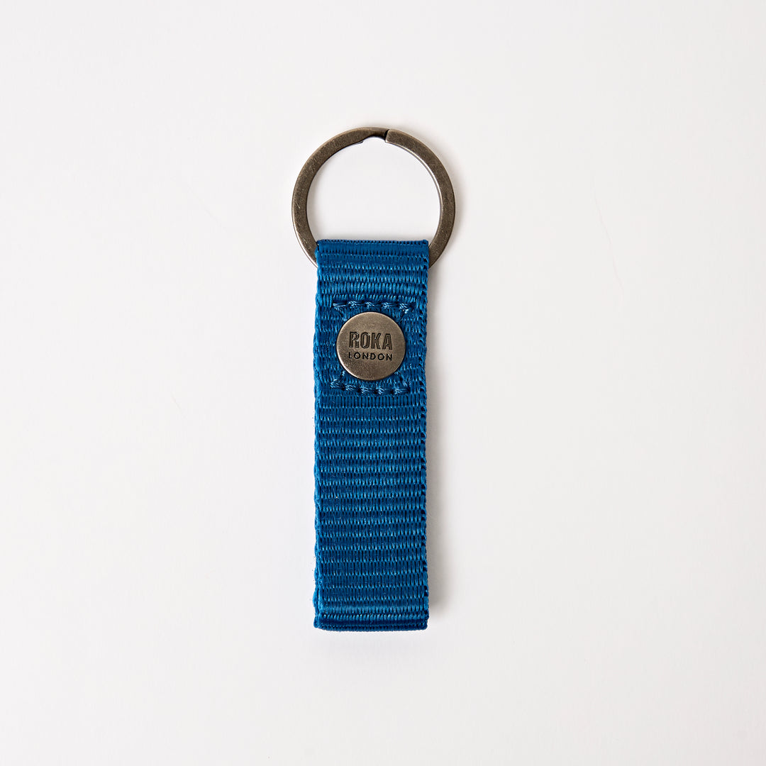Portland Keyring in Malibu Blue