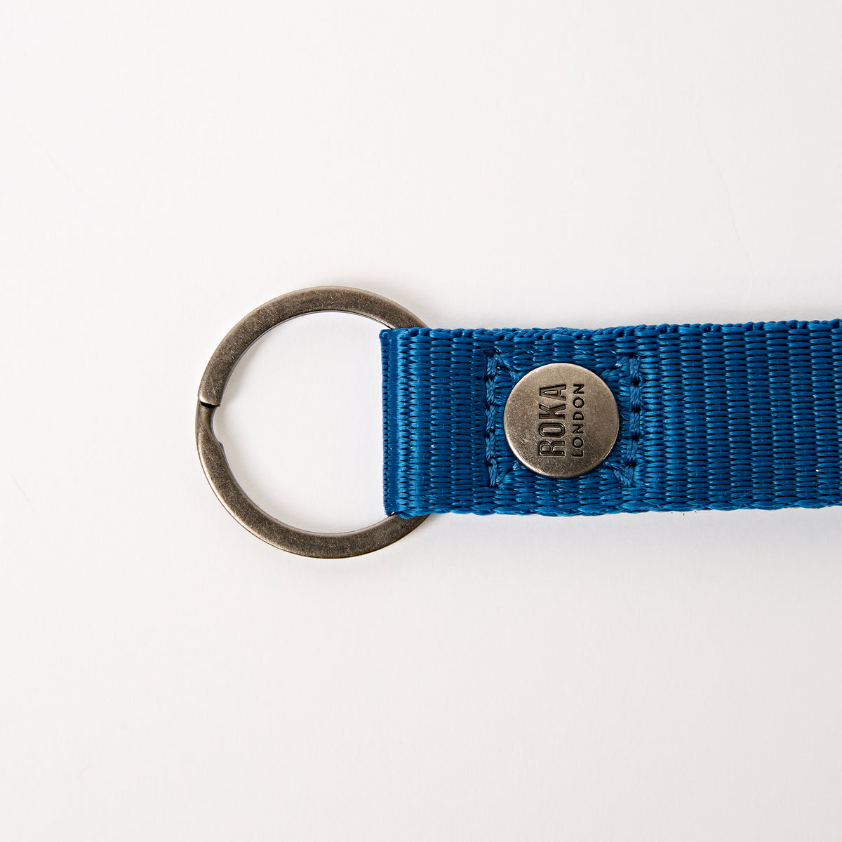 Portland Keyring in Malibu Blue