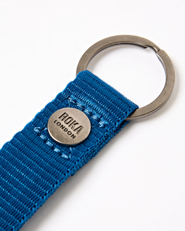 Portland Keyring in Malibu Blue
