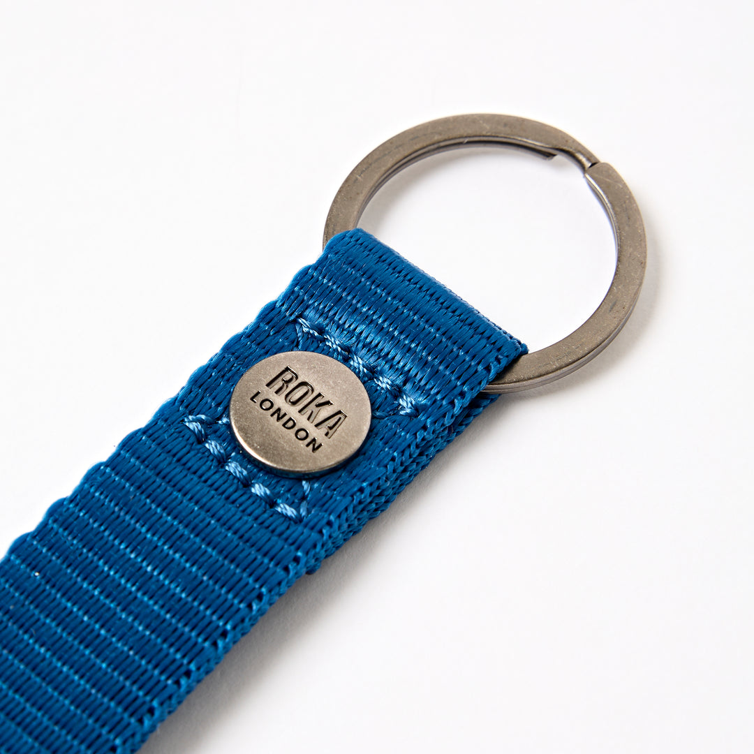 Portland Keyring in Malibu Blue