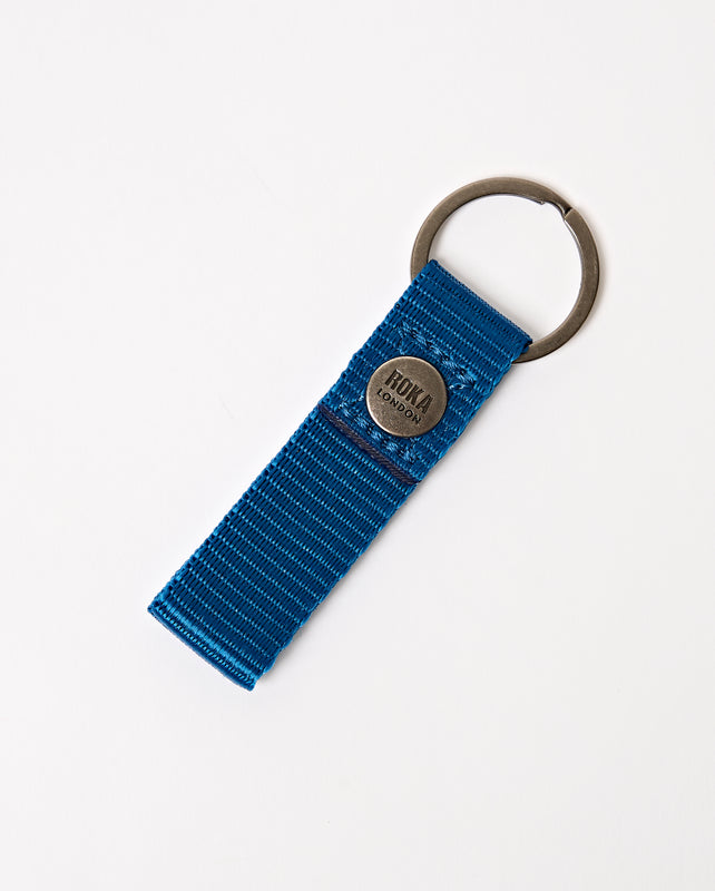 Portland Keyring in Malibu Blue