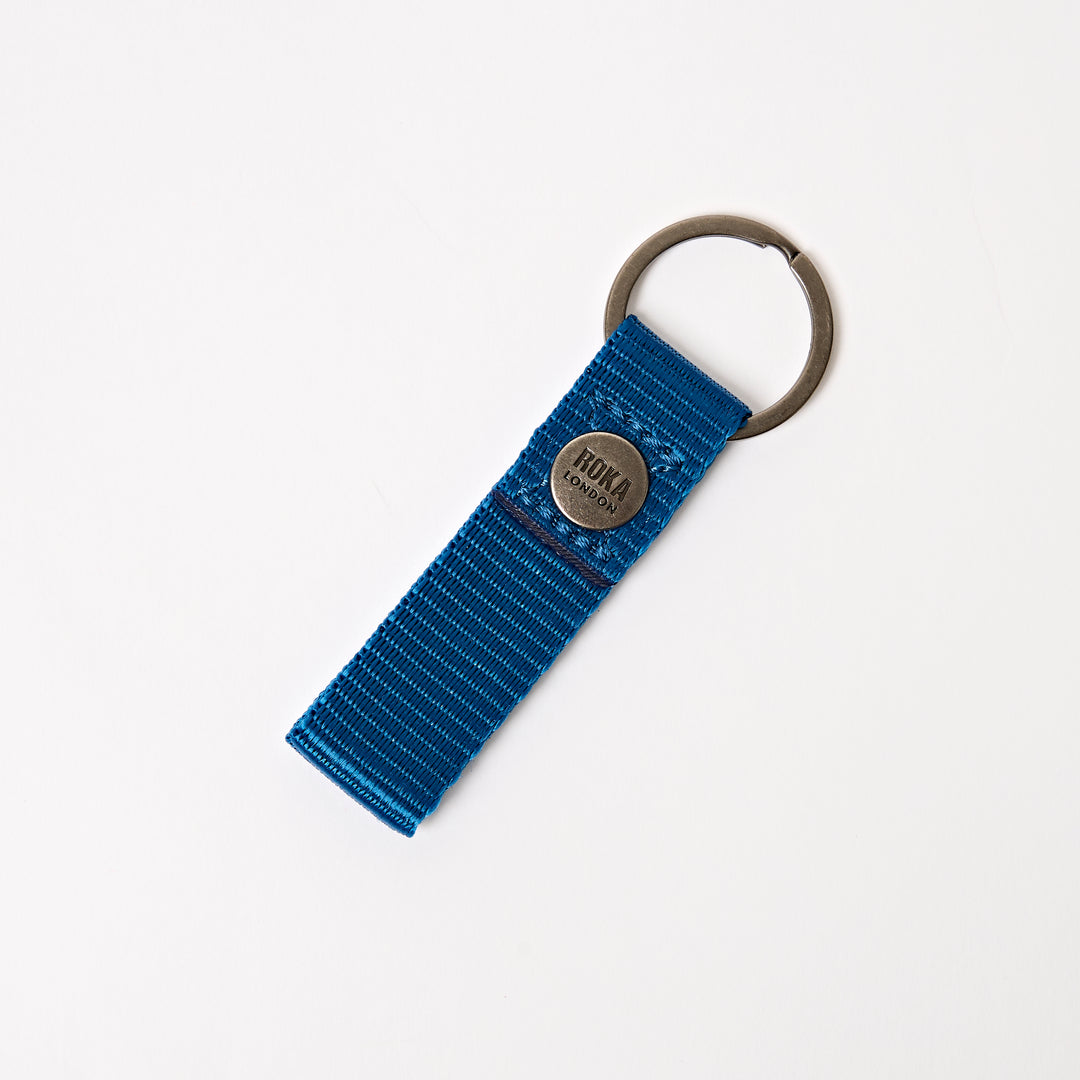 Portland Keyring in Malibu Blue