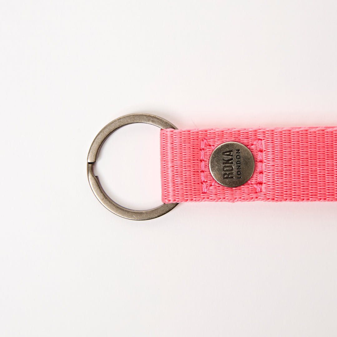Portland Keyring in Pink Lemonade