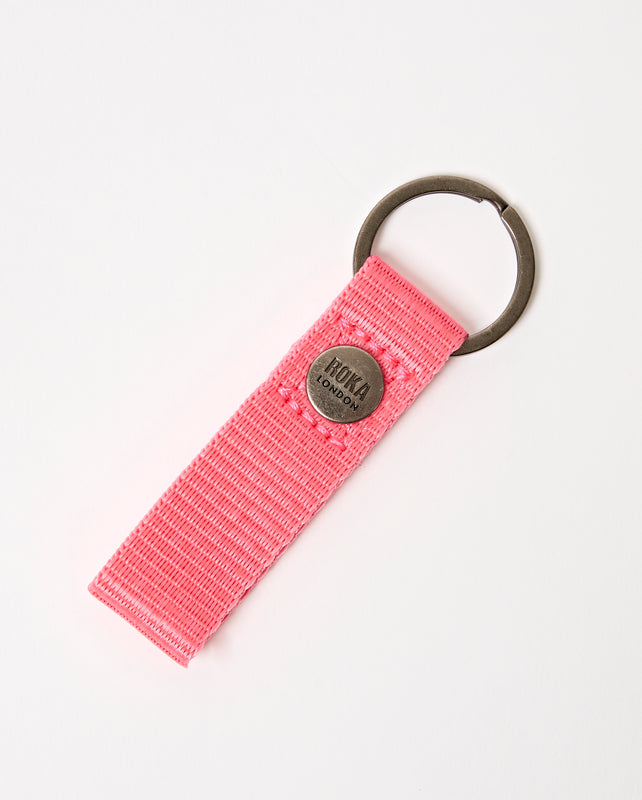 Portland Keyring in Pink Lemonade