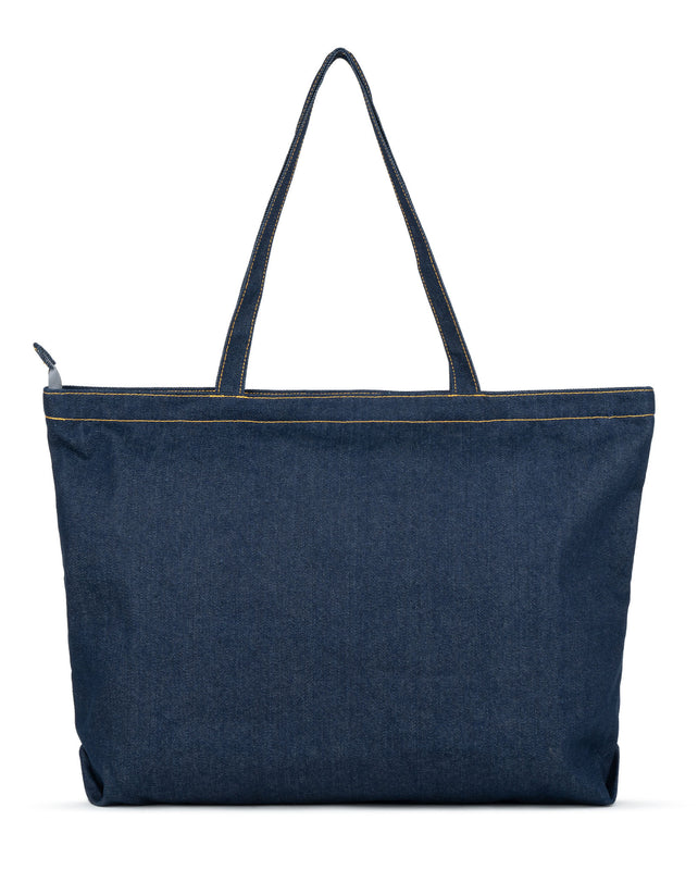Portobello Tote Bag in Dark Wash Denim