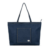 Portobello Tote Bag in Dark Wash Denim