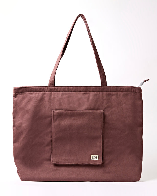 Portobello Tote Bag in Cocoa