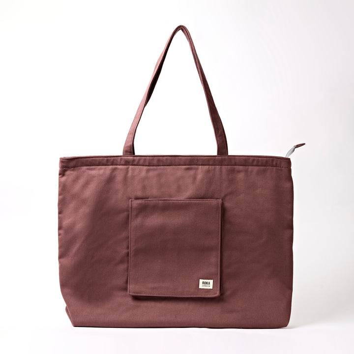 Portobello Tote Bag in Cocoa
