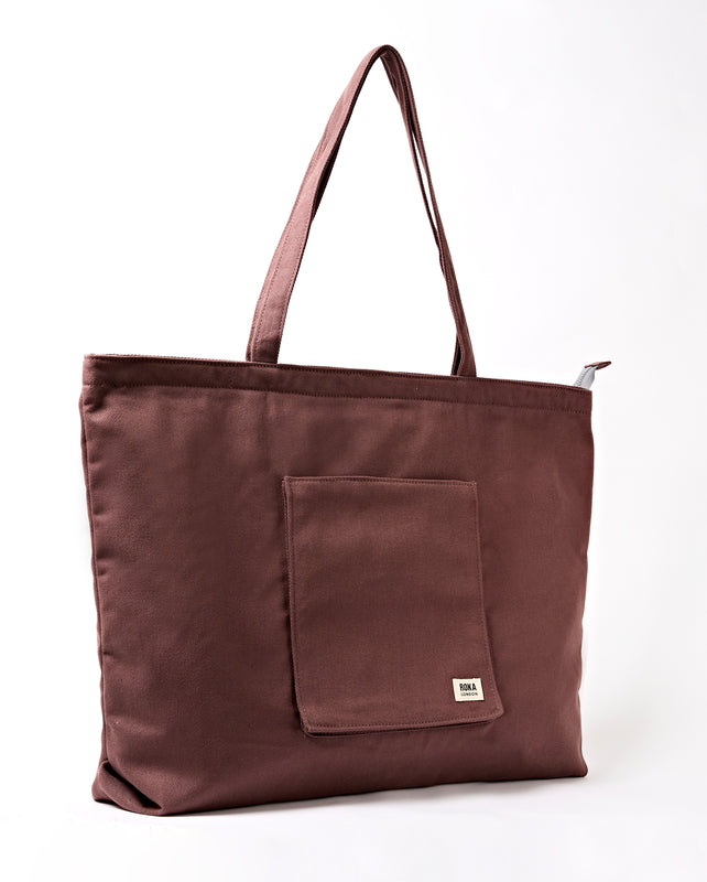 Portobello Tote Bag in Cocoa