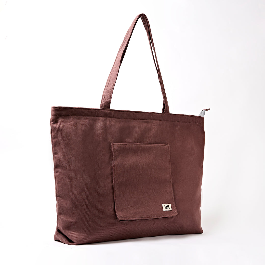 Portobello Tote Bag in Cocoa