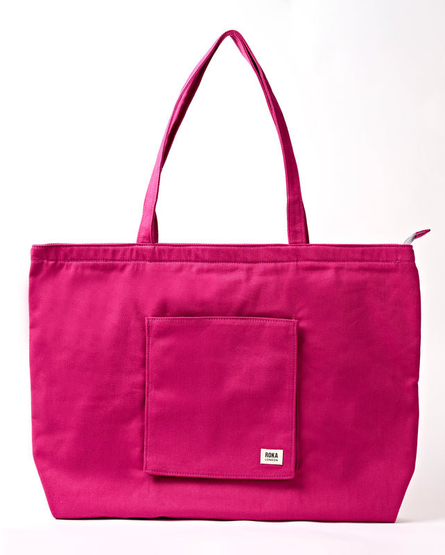 Portobello Tote Bag in Granita Red